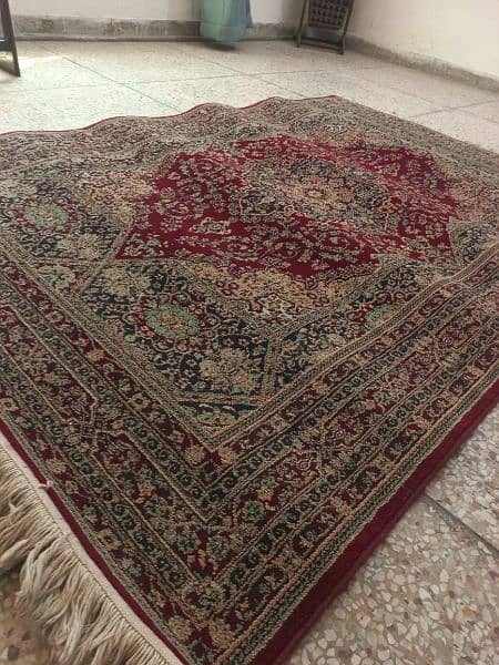 Beautiful 9 x 6 ft Red Carpet for Urgent Sale 3