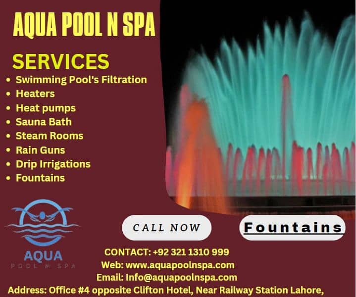 We deal in all kind of Swimming Pool's Filtration, Heaters, Heat pumps 4