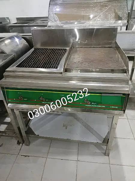 Hotplate With Grill 2 Year Guarantee Pizza Oven Deep Fryer Count 2