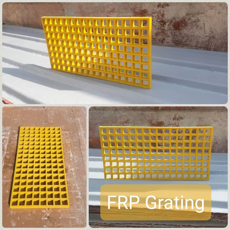 FRP GRATING | Fiberglass In Karachi | walkways | Solar platforms 0