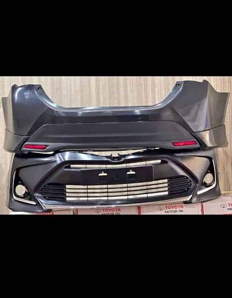 corolla X front back bumper 1