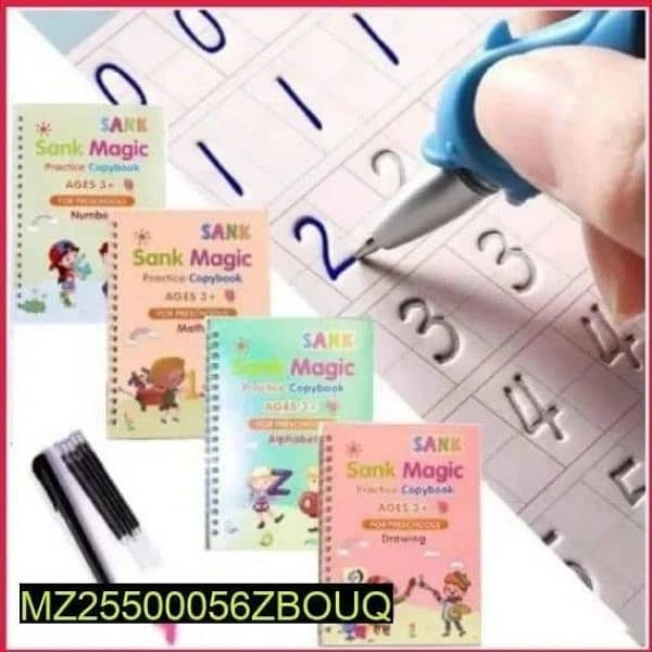 kids 4 magic books with pen and 10 refills 1