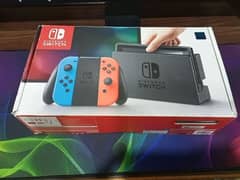 NintendoSwitch V1 With All Accessories With Box Home Delivery Possible