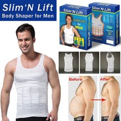 100% Pro Features Slim and Fit Slim n Lift Men Fit Body Shaper 0