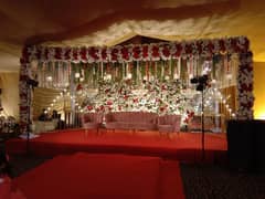 Wedding decor / catering / wedding house lighting / Farm house