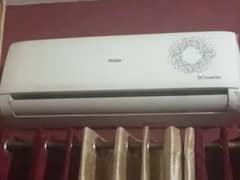 Haier one ton Inverter Ac heat and cool in genuine condition