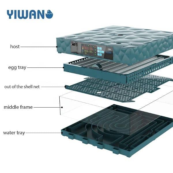 Yiwan 64, 128 & 192 eggs Incubators 9