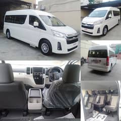 Hiace Grand Cabin/ hiroof and Coaster for rent honda BRV/Rent a car