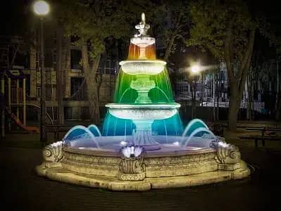 dancing fountain musical fountain led lights under water 4