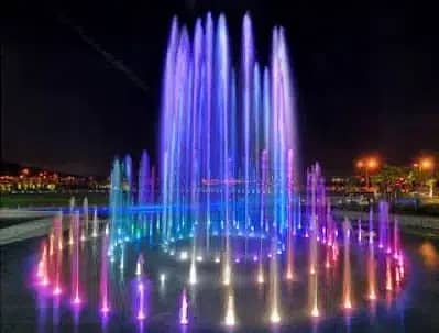 dancing fountain musical fountain led lights under water 4