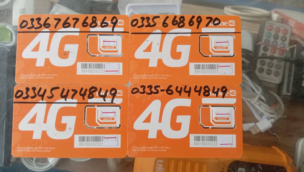 Ufone 4G Golden Numbers in Tetra 2