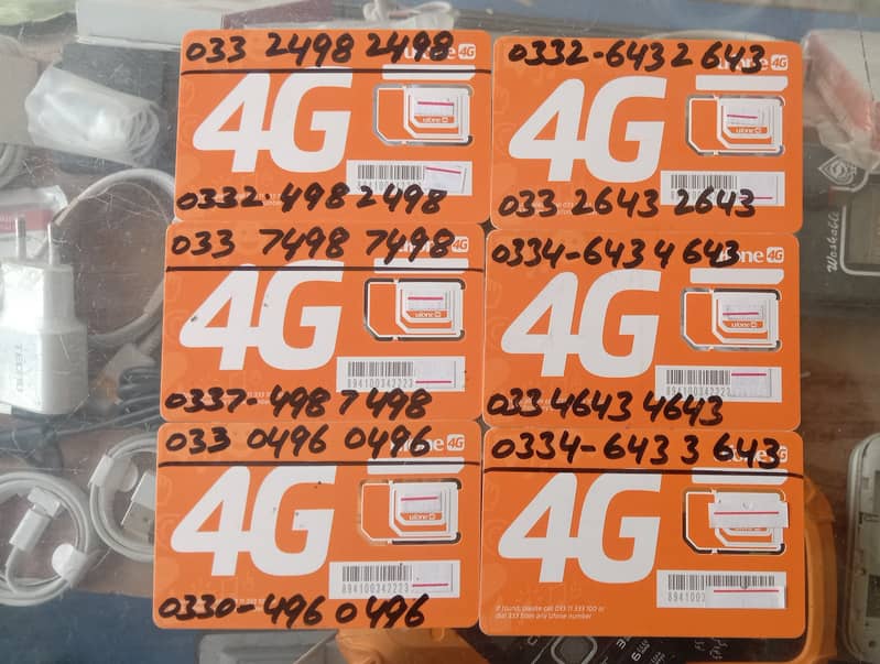 Ufone 4G Golden Numbers in Tetra 5