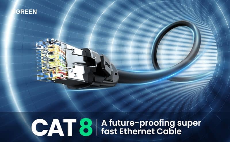 Original UGREEN Cat 6.7. 8. RJ45 Ethernet Cable best for HDMIextension 11