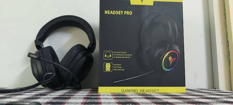 Best Gaming Headset With 2 RGB Lights With Pubg Character Brand New 0