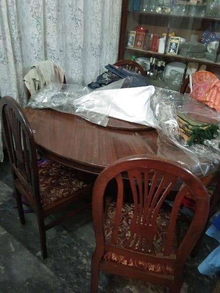 dining table set big size table ghole matol 3