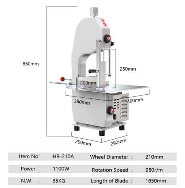 Brand new  bone and meat saw | meat cutting machine | meat cutter 14