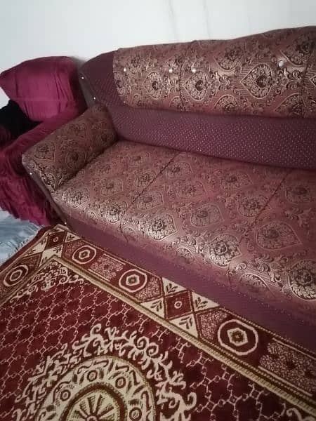 5 seater sofa set without covers 1