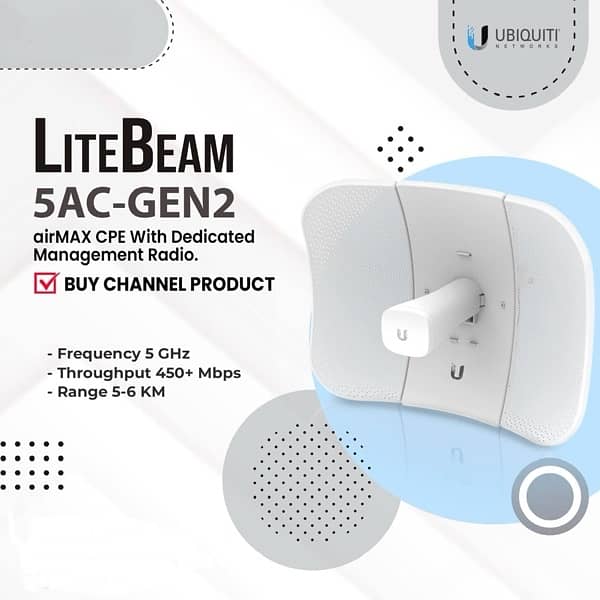 LiteBeam 5AC GEN2 - New Stock 0