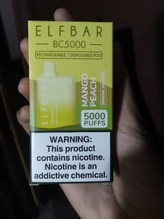 Elfbar disposable pod rechargeable 5000 puffs