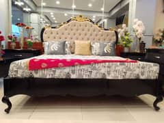 bed dressing side table / double bed / bed / bed set / Furniture