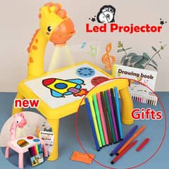 Children Toy Led Projector Art Drawing Table Toys Kids Painting Board 0