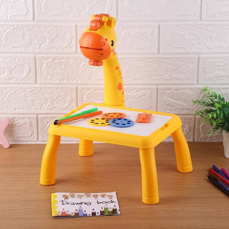 Children Toy Led Projector Art Drawing Table Toys Kids Painting Board 3