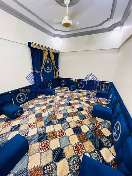 Arabic Majlis | Sofa set | Bed renovation | Bethak | Curtains | Rugs 4