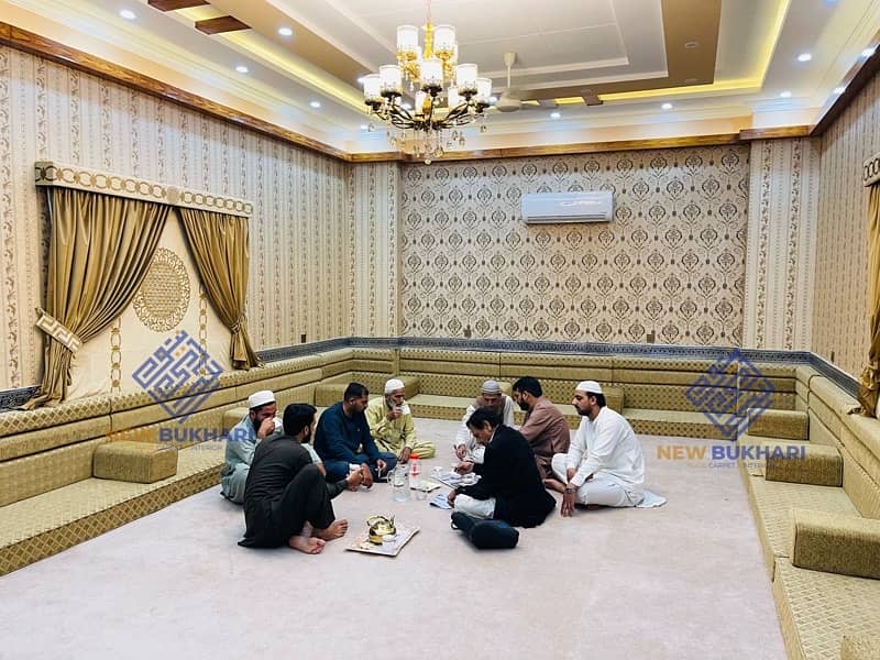 Arabic Majlis | Sofa set | Bed renovation | Bethak | Curtains | Rugs 19