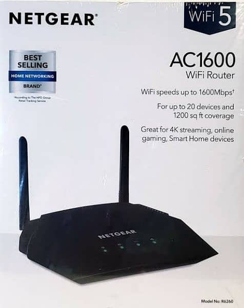 Netgear AC1750 WiFi Router 
Dual-Band with MU-MIMO

Gaming Router 1
