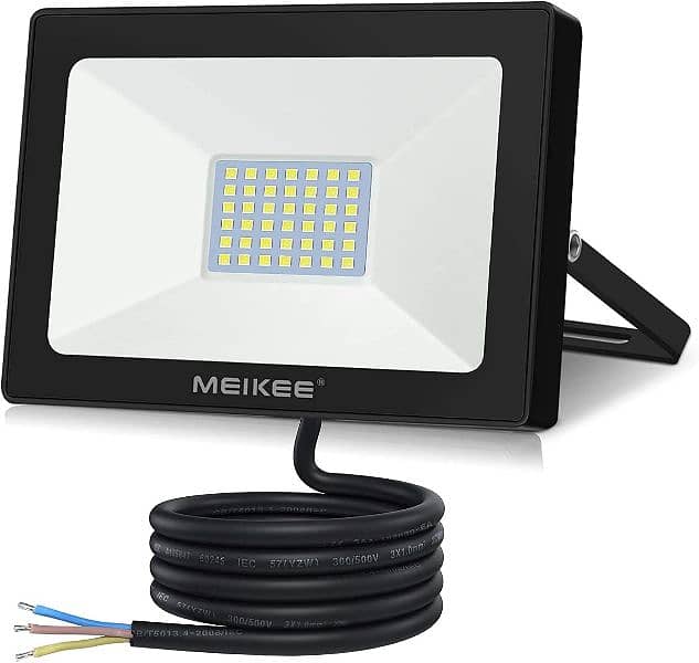 MEIKEE LED Security Floodlight IP66 With Motion Sensor Detector Switch 1