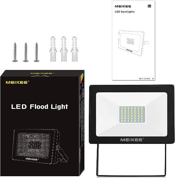 MEIKEE LED Security Floodlight IP66 With Motion Sensor Detector Switch 10