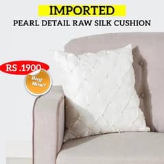 Luxurious imported brand new Pearl detail cushions