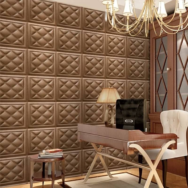 wallpapers / Wooden floor / Vinyl floor / Window blinds / PVC wall Pan 5