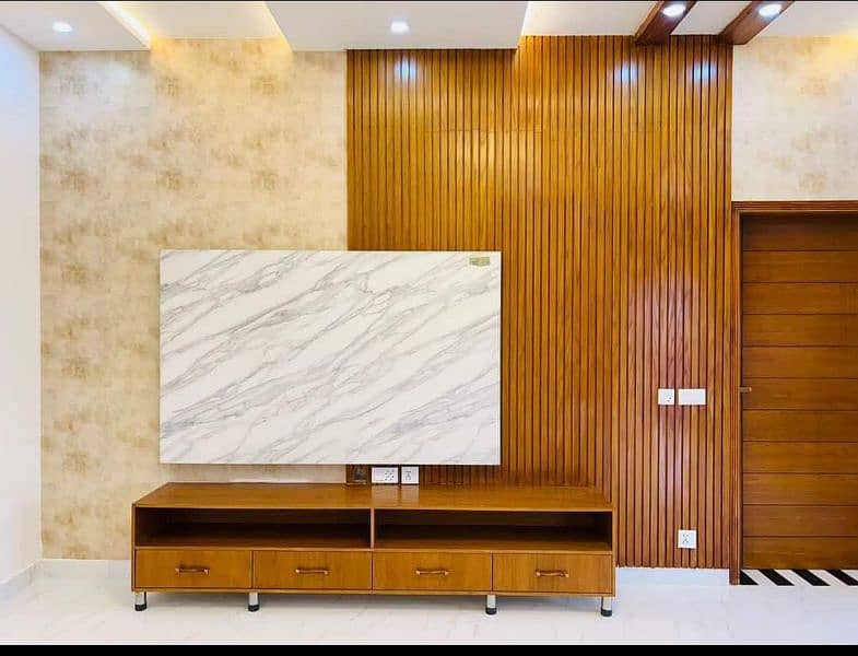 Wallpaper,media wall. pvc panel,gypsum ceiling,home decor,offic design 10