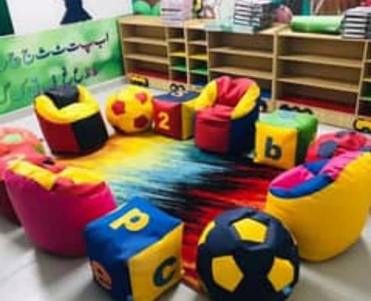 Kids Set Bean Bags  _ Furniture Kids Bean Bag For Home use_ School use 10