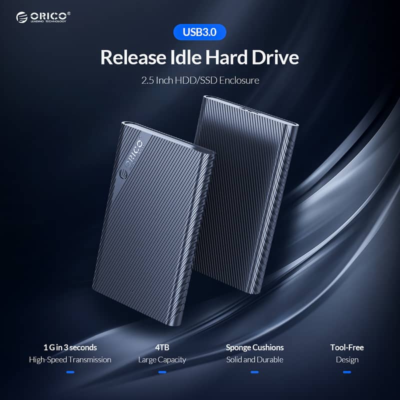 Orico 2.5-Inch Portable Hard Drive Enclosure 4