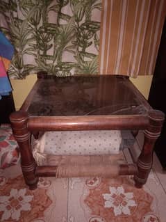 1 wooden small table