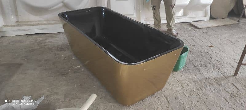 Bath tub /Jacuuzi in any colour // Pvc vanity/Jacuzzi/ Concealed tank 1