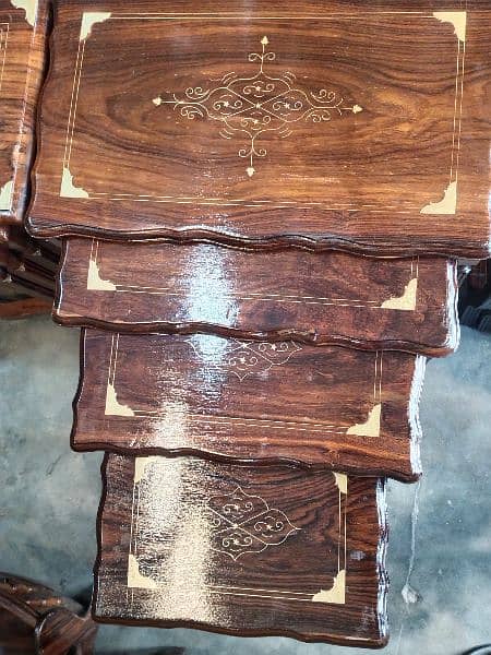 Wooden 4 Pieces Table set 9