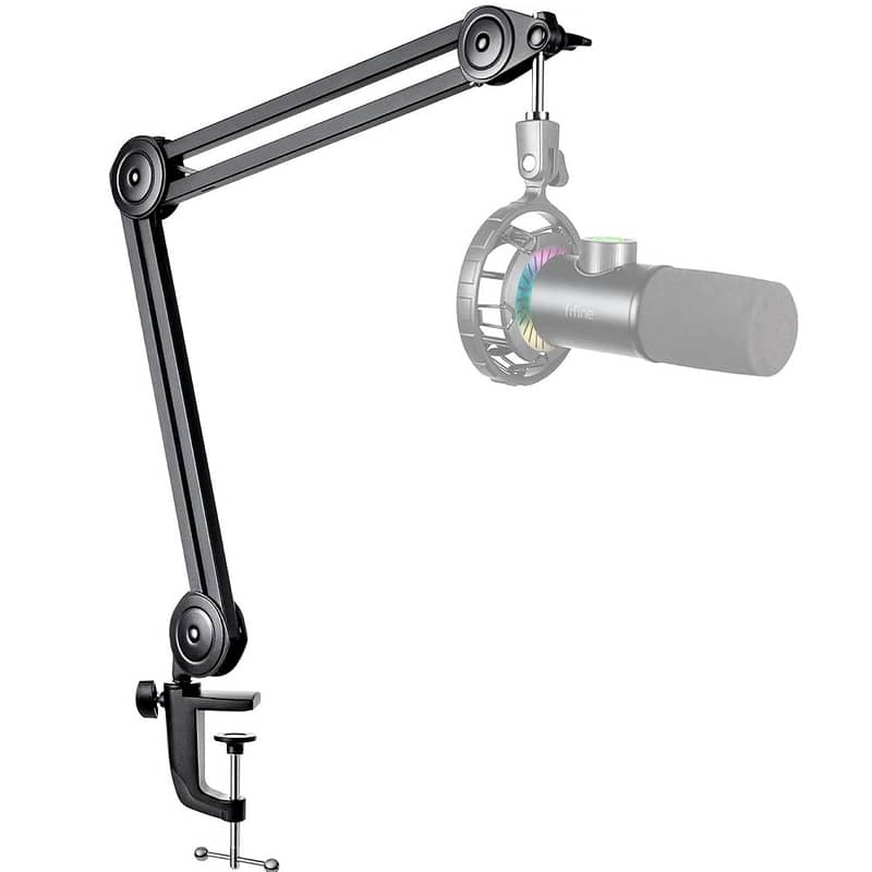 FIFINE BM63 Boom Arm Stand Heavy Duty Boom Arm Stand For Podcasting 0