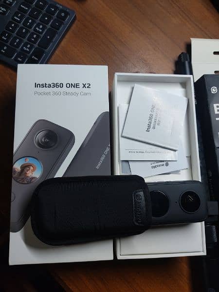 insta360 one x2 with bullet time invisible stick including sd card 1