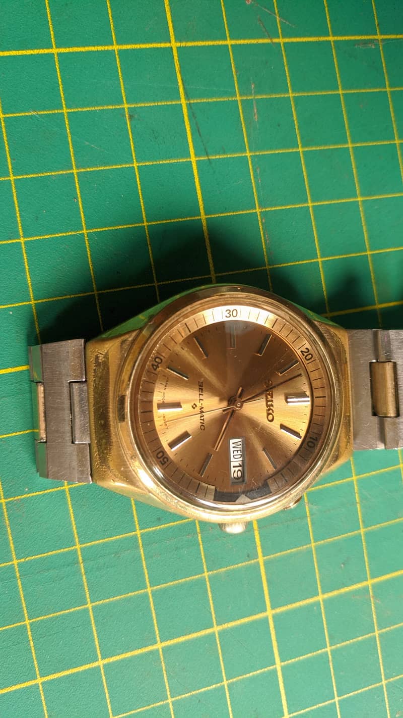 Seiko bell-matic Vintage Rare 1960 Mechanical watch 12