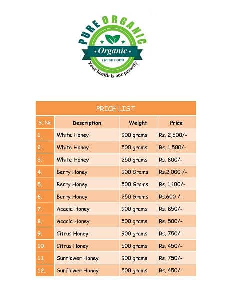 Pure Organic, Islamabad providing pure honey, shakkar, moringa powder 7