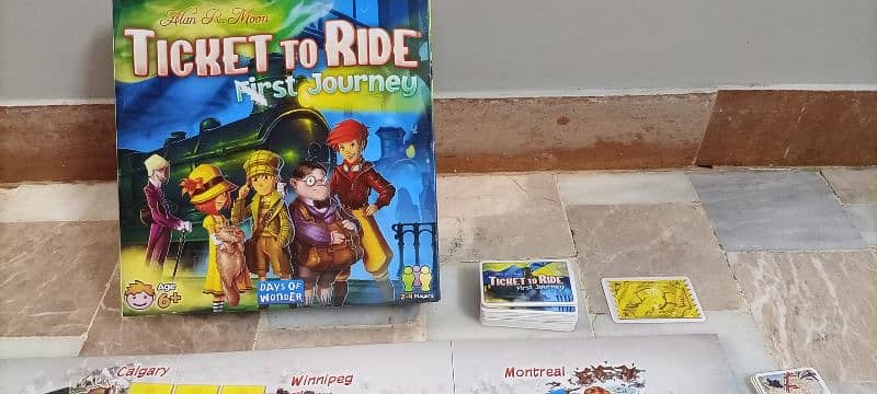 Ticket to ride first journey board game toys kids puzzle strategy 1