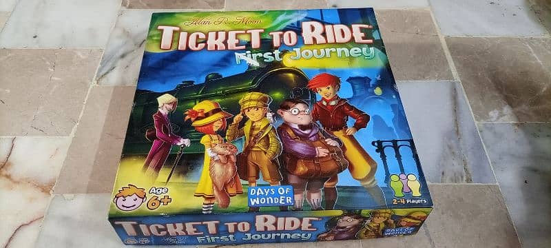 Ticket to ride first journey board game toys kids puzzle strategy 2