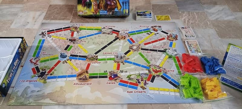 Ticket to ride first journey board game toys kids puzzle strategy 4