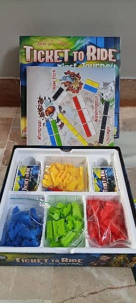 Ticket to ride first journey board game toys kids puzzle strategy 5