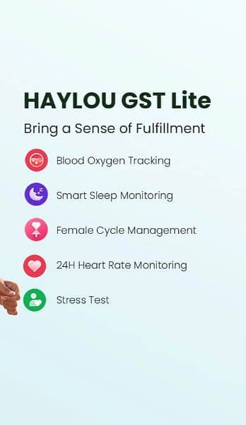 Haylou GST Lite Smartwatch 8