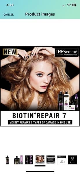 MADE IN UAE TRESemme Biotin + Repair 7 700 ml Shampoo 5