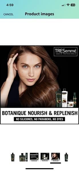 MADE In UAE Tresemmé Botanique Nourish Hair Shampoo 700ml 5